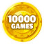 Perform 10000 games