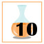 10 orange potions collected.