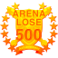 500 defeats in a competition