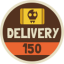 150 Deliveries