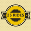 25 Rides