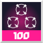 Killed 100 enemies