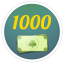 Win more than 1K credits per game