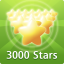 3000 Stars gain