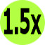 1.5x Achieved