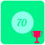 70 puntos