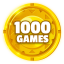 Perform 1000 games