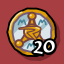 Earn 20 badges