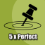 5 Perfect scores in one game