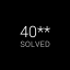 solved 40** Levels