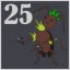 25 cockroaches killed