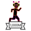 1,000m