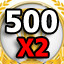 500 vs 2 CPU Players