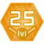 Reached level 25
