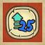 Raise level to 25