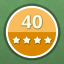 Solved 40 puzzles (4 stars)