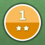 Solved first puzzle (2 stars)