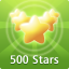 500 Stars gain