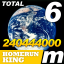 Total 240,444,000m!!!!