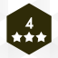 Level 4: 3 stars