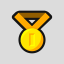 1 Medal Awarded