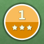 Solved first puzzle (3 stars)