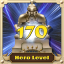 Reach hero level 170