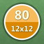 Solved 80 puzzles (12x12)