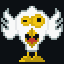 Scared bird