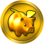 RC Golden Piggy Bank Acquired