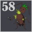 58 cockroaches killed