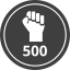 500 victories