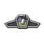 Warrior Badge equipped