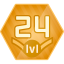 Reached level 24
