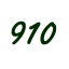 910 points