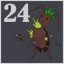 24 cockroaches killed