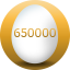 650,000 clicks on egg
