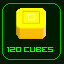 Got 120 Yellow Cubes!