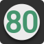 80 points!