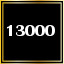 13000 points scored.