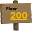 Arrive on the 200th floor