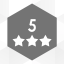 Level 5: 3 stars