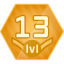 Reached level 13