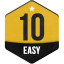 Finish 10 quizzes in easy mode