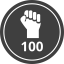 100 victories