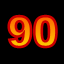 90 of 100