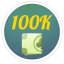 Accumulate 100K credits