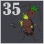 35 cockroaches killed