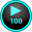 100 Tracks played