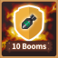 Use 10 bombs